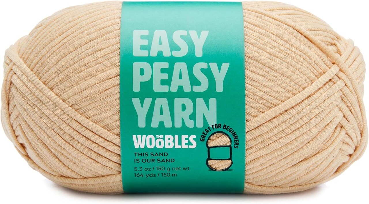 Cotton-Nylon Blend Yarn - Worsted Medium #4 (This Sand is Your Sand)